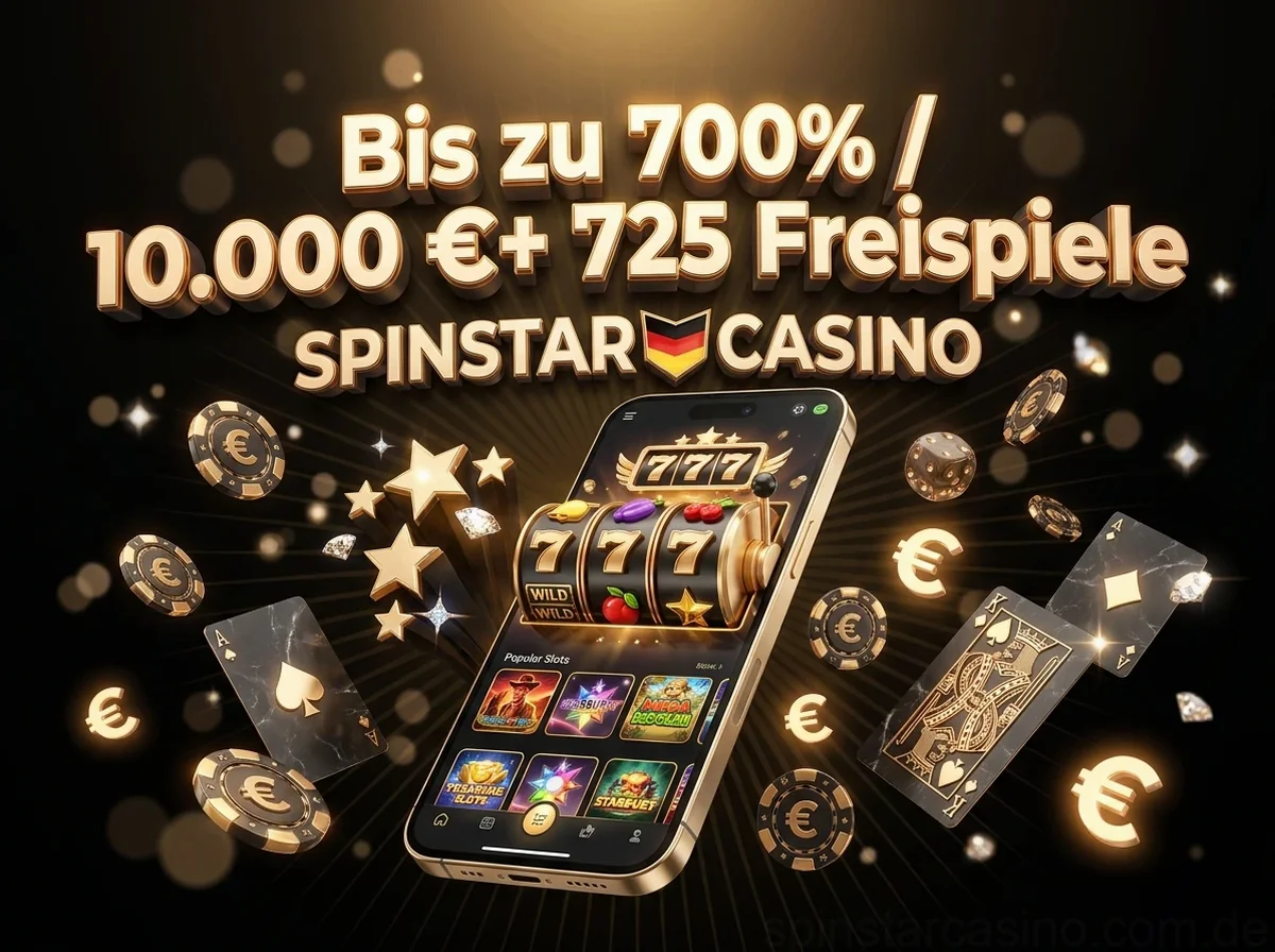 Bis zu 700% / 10.000 €+ 725 Freispiele